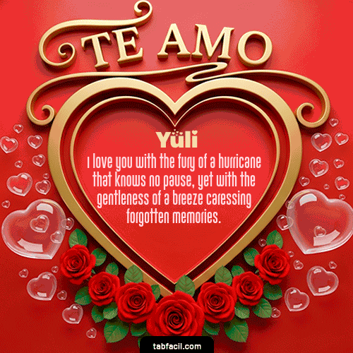 GIF de Yuli - Te Amo