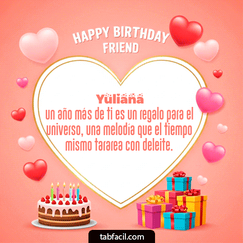 Feliz Cumpleaños Yuliana GIF