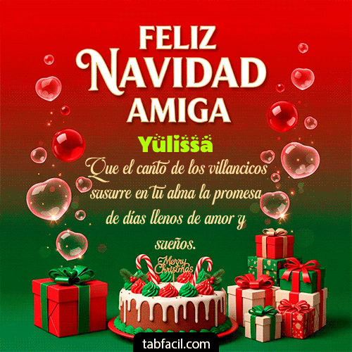 GIF de Yulissa - Feliz Navidad Amiga