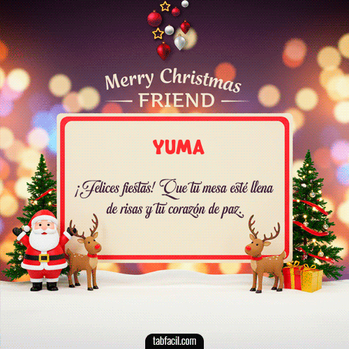 Feliz Navidad Yuma GIF