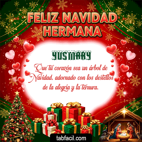 Feliz Navidad Yusmary GIF
