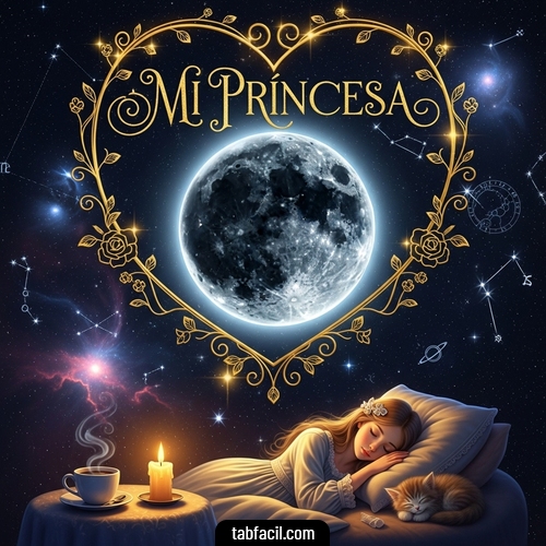 Imagen  Buenas noche mi princesa Angel Imagen de Buenas noche mi princesa Angel