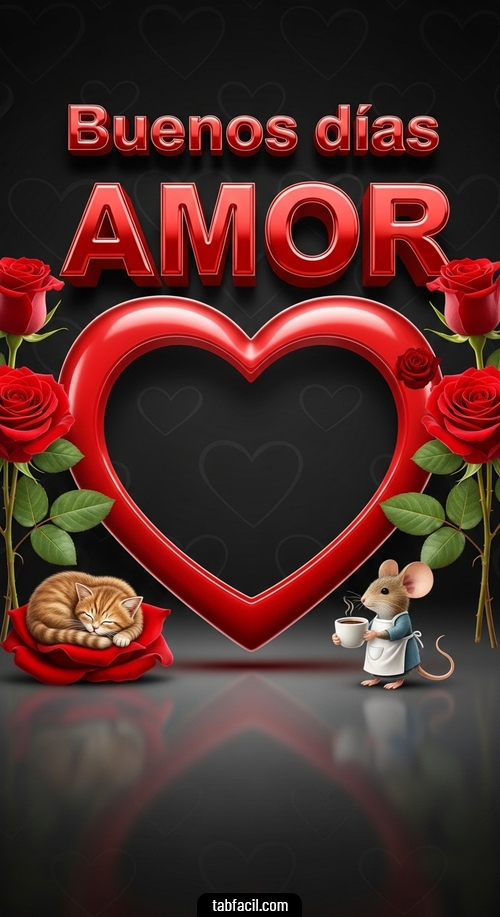 Imagen  Buenos dias Amor gato y ratona Sophia Imagen de Buenos dias Amor gato y ratona Sophia