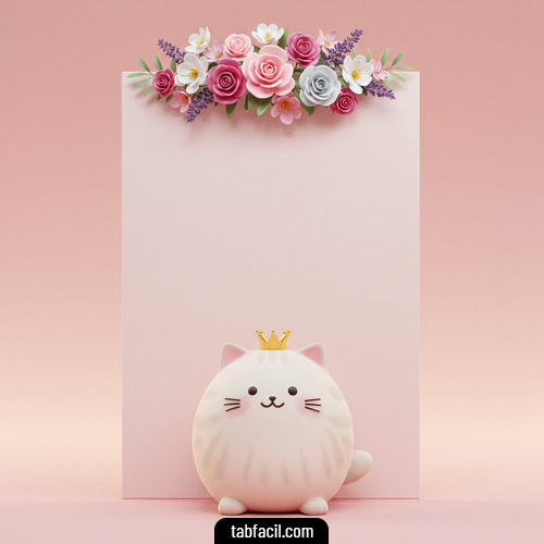 Imagen de carta de amor con gatito Sofia