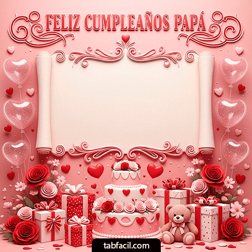 Plantilla GIF Feliz Cumpleaños Papá - Feliz Cumpleaños