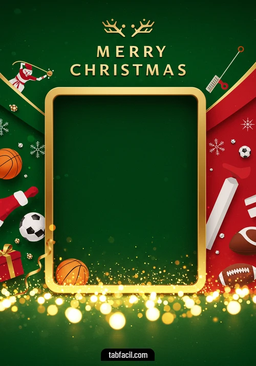 Imagen  Feliz Navidad Verde y Rojo Victoria Imagen de Feliz Navidad Verde y Rojo Victoria
