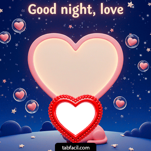 Generar marco foto Good Night Love
