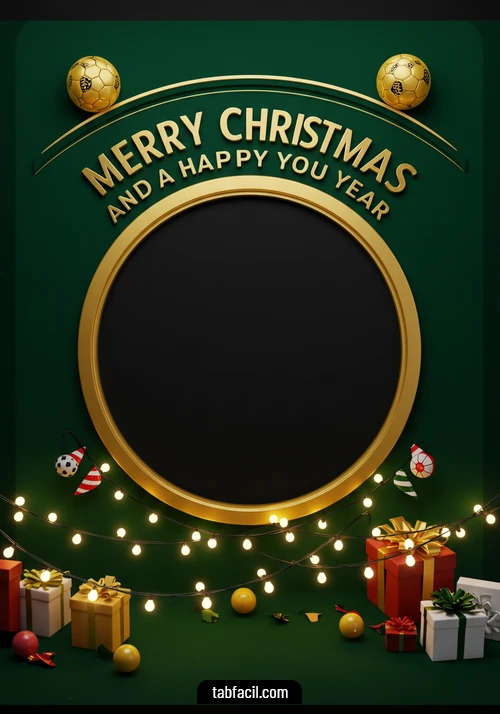 Imagen  Happy New Year Green Gold Victoria Imagen de Happy New Year Green Gold Victoria