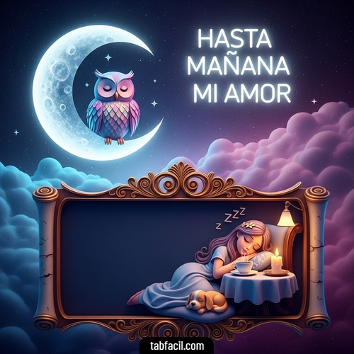 Imagen  Hasta mañana mi Amor Luna y el buho Angel Imagen de Hasta mañana mi Amor Luna y el buho Angel