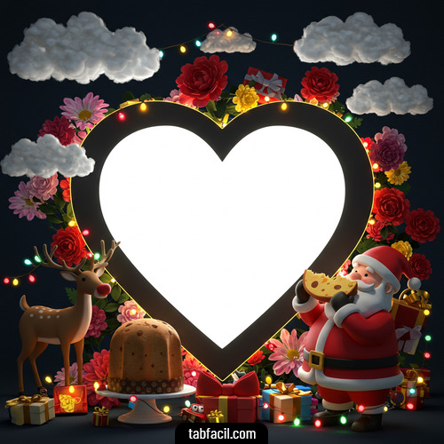 Imagen  Merry Cristhmas heart Victoria Imagen de Merry Cristhmas heart Victoria