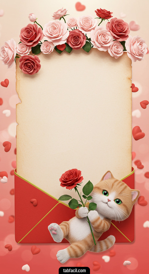 Imagen de rosas y carta de amor Sofia