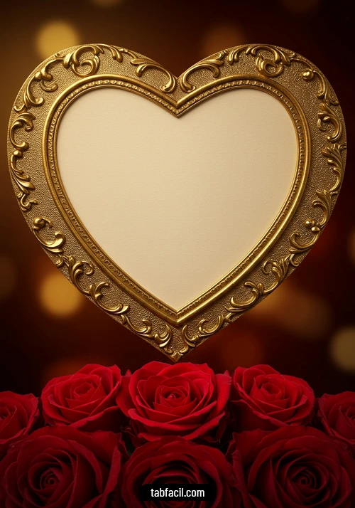 Imagen de Rosas y Corazon de oro Sofia