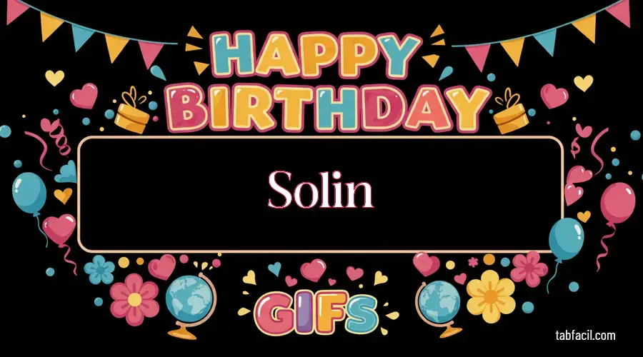 Feliz Cumpleaños Solin